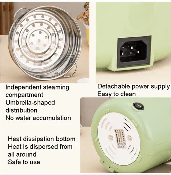 Smart Multifunctional Mini Electric Cooker | قدر كهربائي صغير متعدد الوظائف الذكي ✨