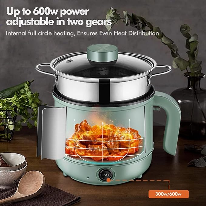Smart Multifunctional Mini Electric Cooker | قدر كهربائي صغير متعدد الوظائف الذكي ✨