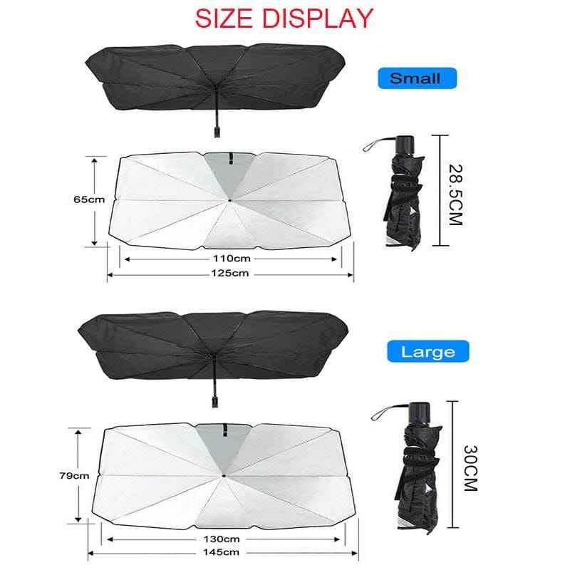 Car Windshield Sunshade Umbrella – Block Heat & UV Rays | Keep Your Car Cool