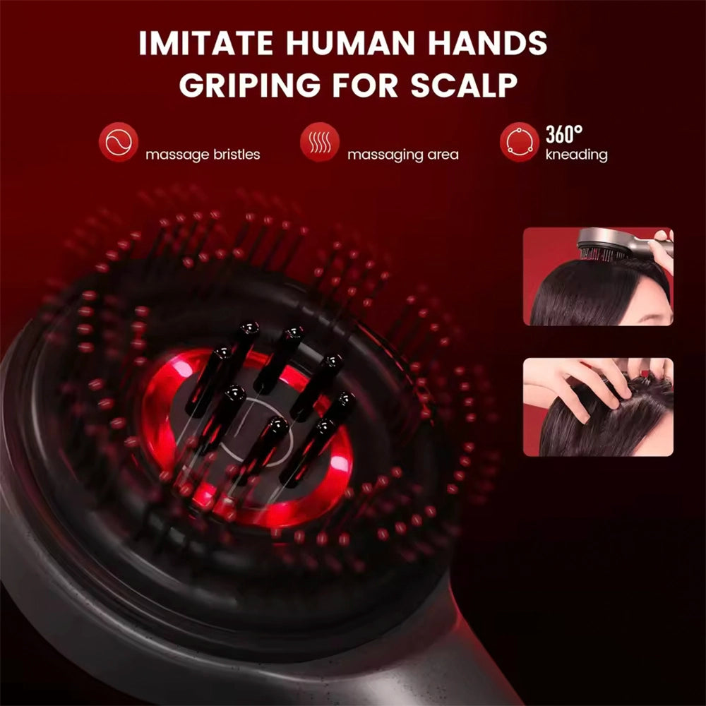 Rechargeable Red Light Scalp Massager & Hair Oil Applicator