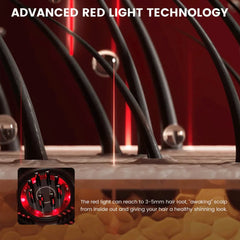 Rechargeable Red Light Scalp Massager & Hair Oil Applicator